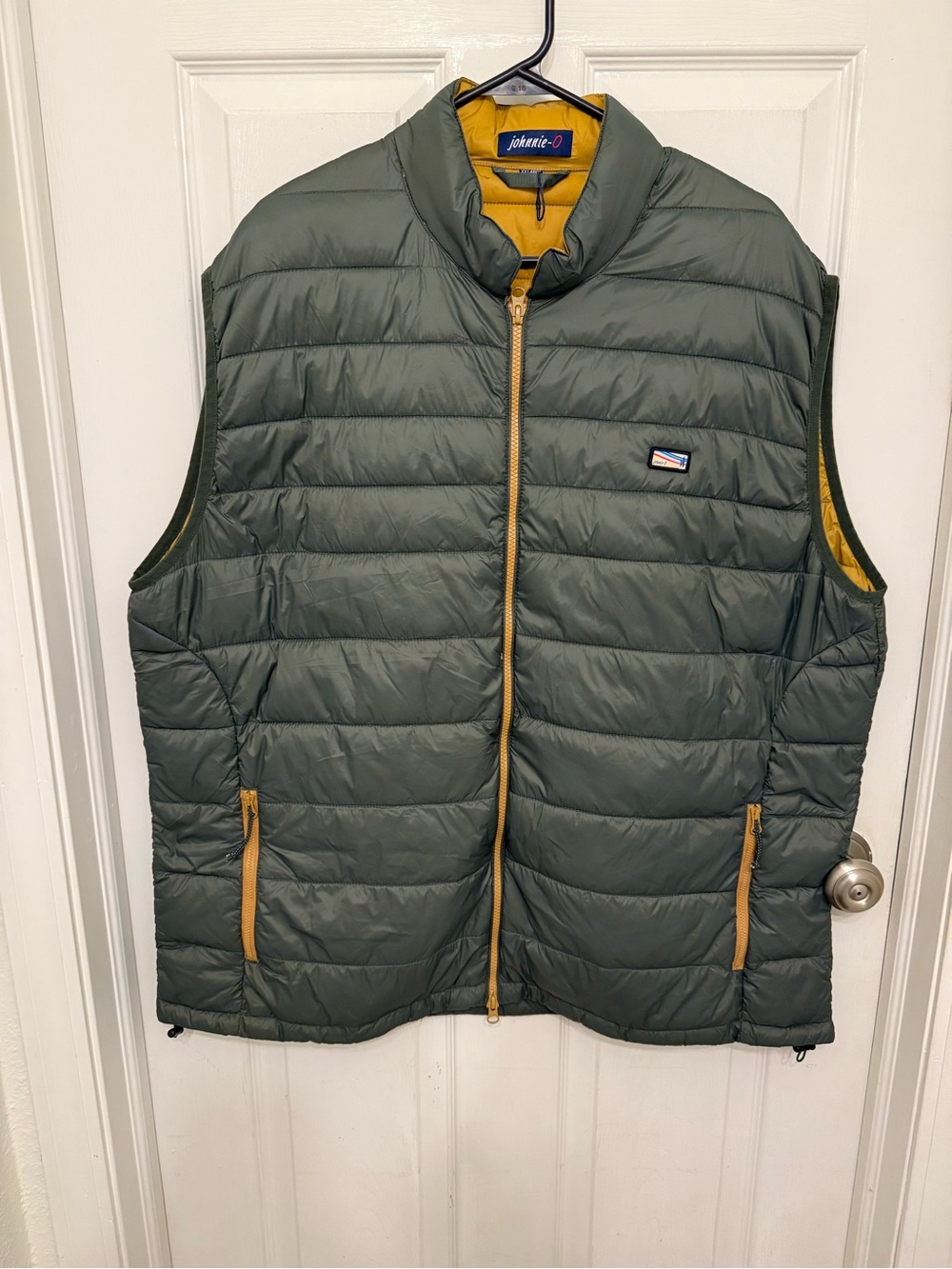 Johnnie-O Hudson Quilted Puffer Vest Sz XXL Insulated Lightweight Packable